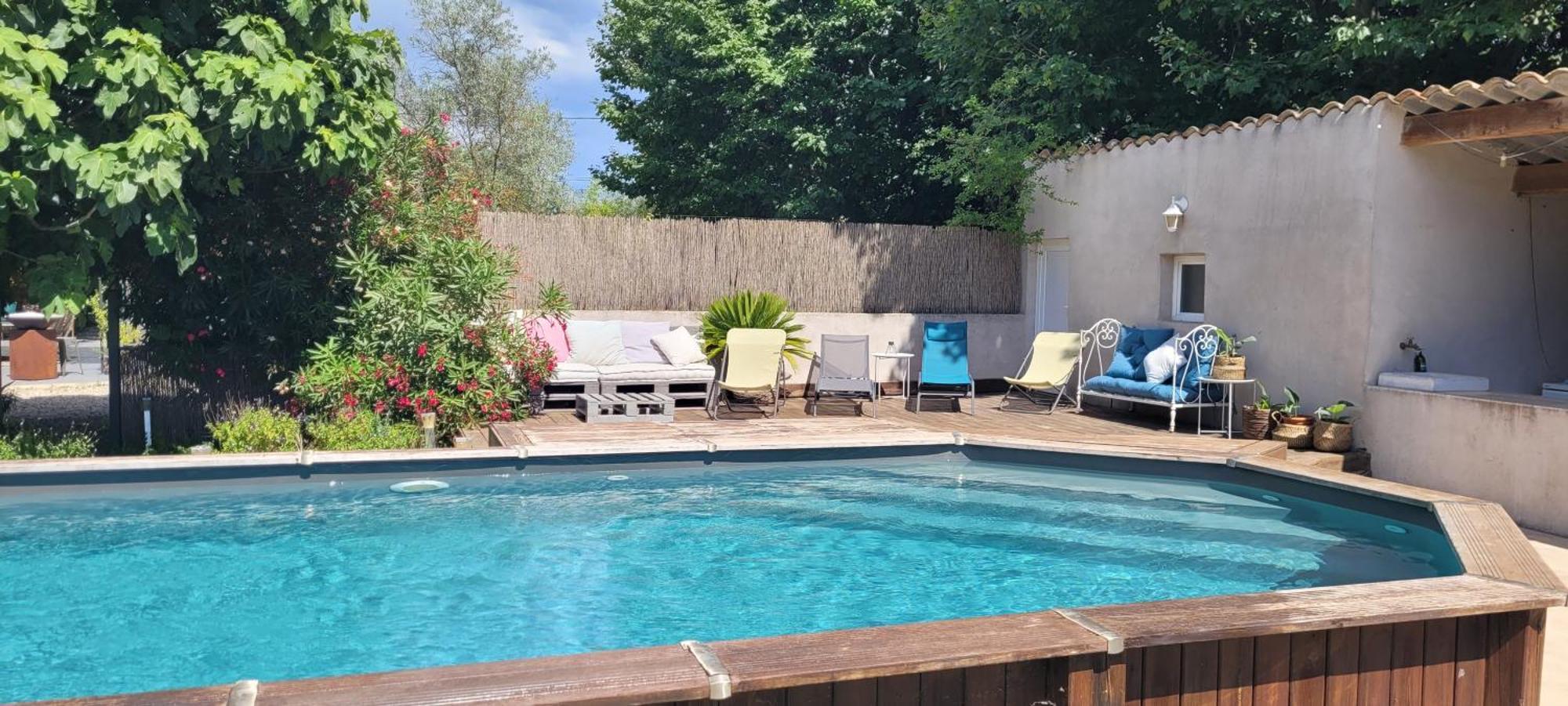Location Appartement Dans Mas Provencal Monteux Zewnętrze zdjęcie
